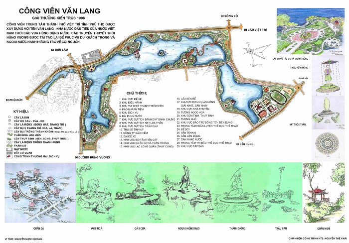 Xây dựng các công trình dịch vụ tại Công viên Văn Lang Việt Trì