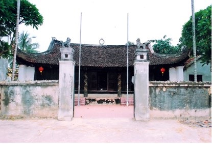 Di tích lịch sử văn hóa Đền thờ quan bảng Nguyễn Mẫn Đốc