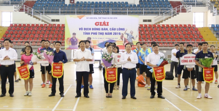 Sở Văn hóa, Thể thao và Du lịch tổ chức thành công  Giải Vô địch bóng bàn, cầu lông tỉnh Phú Thọ năm 2019