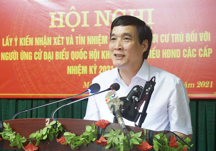 Bí thư Tỉnh ủy Bùi Minh Châu được cử tri nơi cư trú tín nhiệm cao, giới thiệu ứng cử đại biểu Quốc hội khóa XV và đại biểu HĐND tỉnh khóa XIX