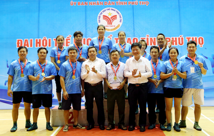 Đoàn VĐV thành phố Việt Trì giành vị trí Nhất toàn đoàn tại Đại hội TDTT tỉnh Phú Thọ lần thứ IX
