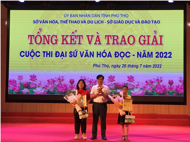 Tổng kết và trao giải Đại sứ Văn hóa đọc tỉnh Phú Thọ năm 2022