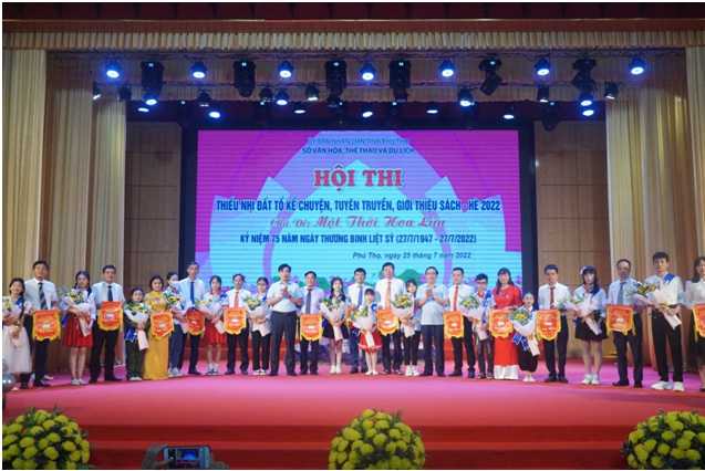 Hội thi “Thiếu nhi Đất tổ kể chuyện, tuyên truyền, giới thiệu sách – Hè 2022” tỉnh Phú Thọ