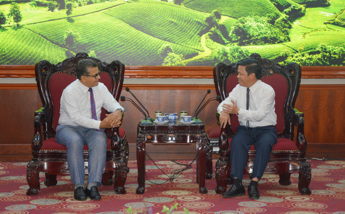 Đại sứ Palestine thăm, làm việc tại tỉnh Phú Thọ