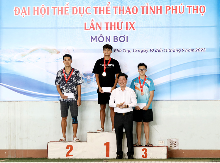 Khởi tranh môn Bơi tại Đại hội TDTT tỉnh Phú Thọ lần thứ IX