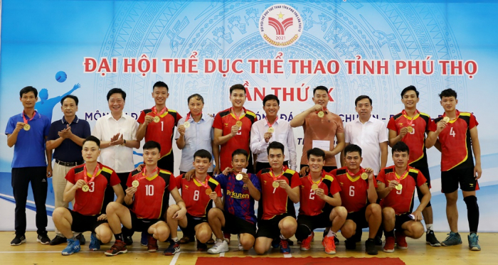 Thanh Thủy giành Huy chương Vàng môn Bóng chuyền tại Đại hội Thể dục thể thao tỉnh Phú Thọ lần thứ IX