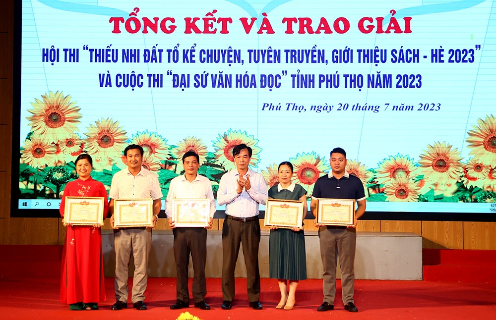 Hội thi “Thiếu nhi đất Tổ kể chuyện, tuyên truyền, giới thiệu sách – Hè 2023” tỉnh Phú Thọ