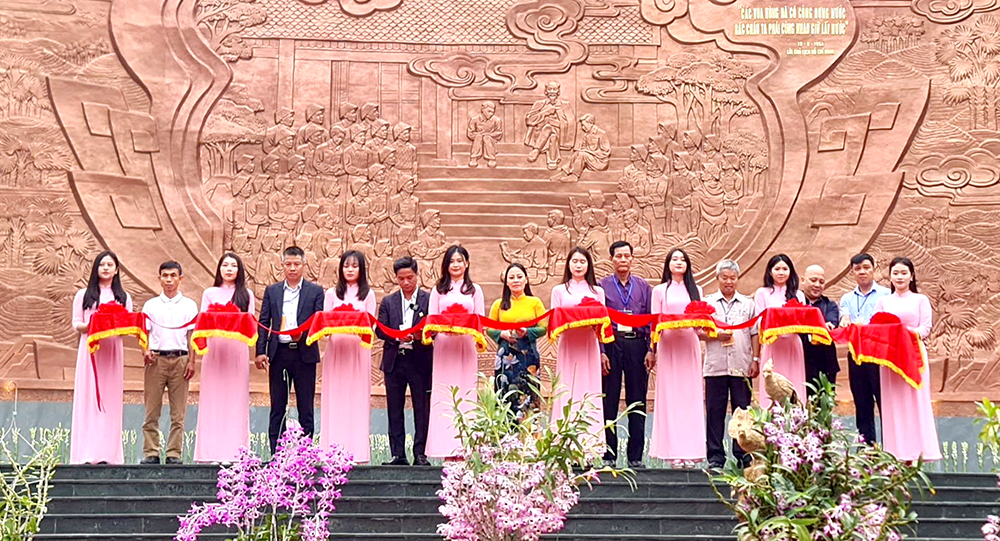 Khai mạc trưng bày hoa lan nghệ thuật toàn quốc tại Phú Thọ