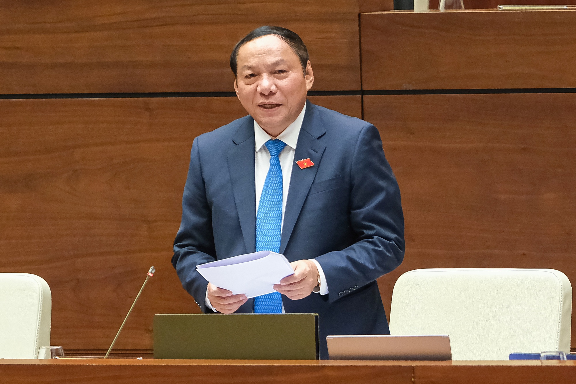 Bộ trưởng Bộ VHTTDL Nguyễn Văn Hùng sẽ trả lời chất vấn các ĐBQH tại Kỳ họp thứ 7, Quốc hội khóa XV
