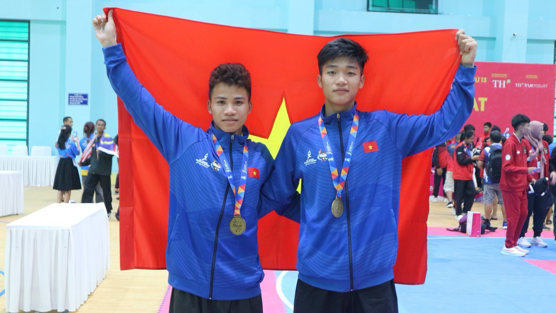 2 VĐV Phú Thọ giành “cú đúp” Huy chương Vàng tại Đại hội Thể thao học sinh Đông Nam Á