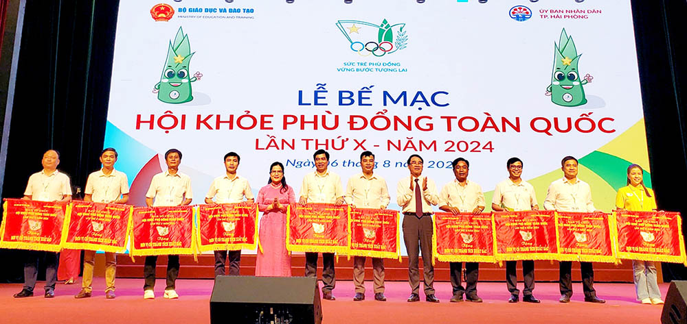 Phú Thọ xếp thứ 10/63 tỉnh, thành phố tại Hội khỏe Phù Đồng toàn quốc lần thứ X năm 2024