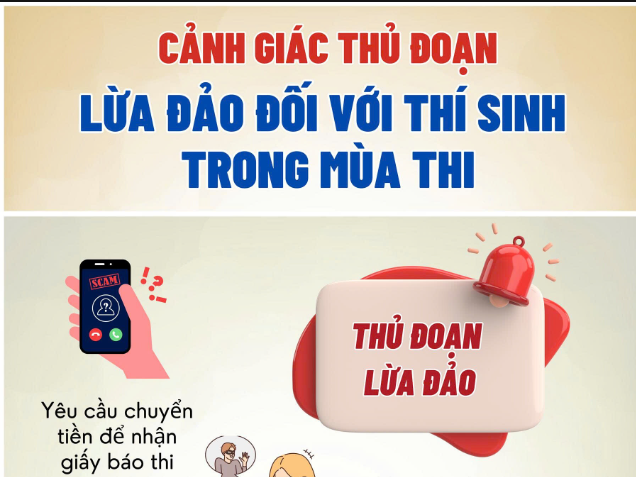 Cảnh giác với thủ đoạn lừa đảo thí sinh trong mùa thi