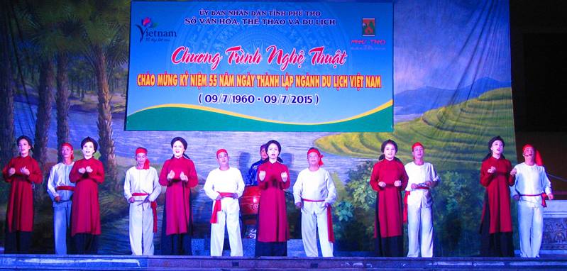 Phú Thọ tổ chức chương trình văn nghệ chào mừng kỷ niệm 55 năm Ngày thành lập ngành Du lịch Việt Nam