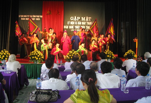 Đoàn Nghệ thuật chèo Phú Thọ kỷ niệm 55 năm ngày thành lập