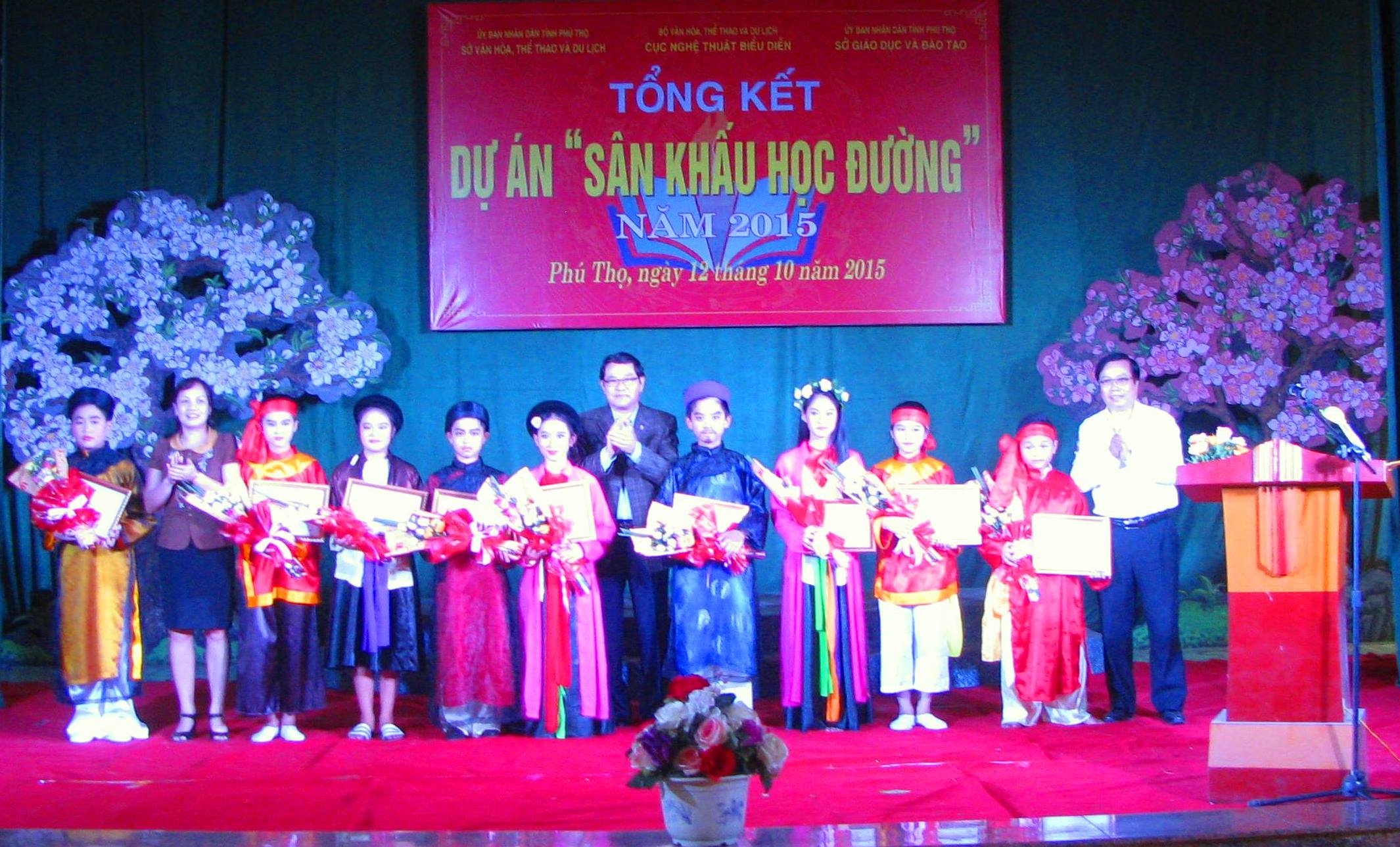 Tổng kết Dự án “Sân khấu học đường” tại tỉnh Phú Thọ